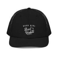 Load image into Gallery viewer, Good Girl Bad Habits Trucker Cap

