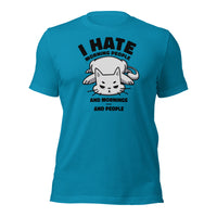 Load image into Gallery viewer, Hate Morning N People Unisex T-Shirt
