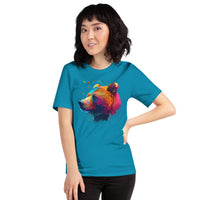 Load image into Gallery viewer, Colorful BearUnisex t-shirt
