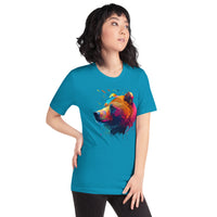 Load image into Gallery viewer, Colorful BearUnisex t-shirt
