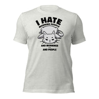 Load image into Gallery viewer, Hate Morning N People Unisex T-Shirt
