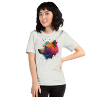 Load image into Gallery viewer, Colorful BearUnisex t-shirt
