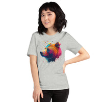 Load image into Gallery viewer, Colorful BearUnisex t-shirt
