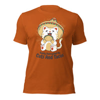 Load image into Gallery viewer, Cats and Tacos Unisex t-shirt
