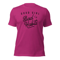 Load image into Gallery viewer, Good Girls Bad Habits Unisex t-shirt
