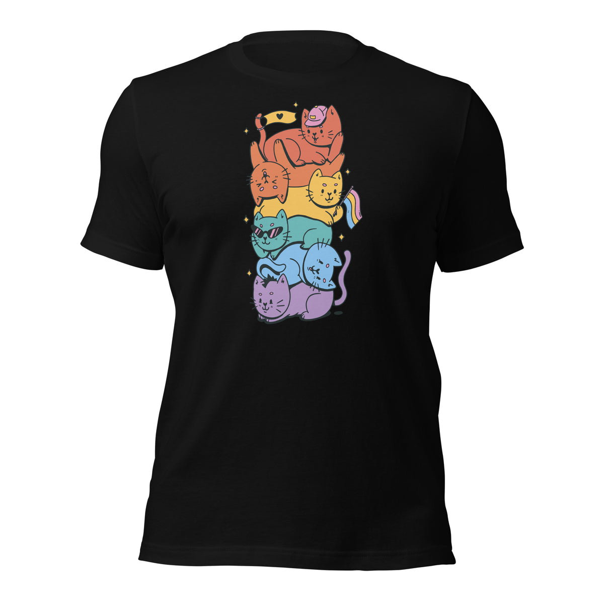 LGBTQ Cats Unisex t-shirt