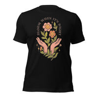 Load image into Gallery viewer, Bloom When It&#39;s Right Unisex t-shirt
