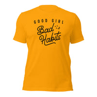Load image into Gallery viewer, Good Girls Bad Habits Unisex t-shirt
