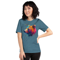 Load image into Gallery viewer, Colorful BearUnisex t-shirt
