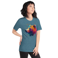 Load image into Gallery viewer, Colorful BearUnisex t-shirt
