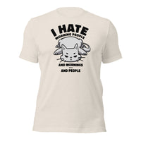 Load image into Gallery viewer, Hate Morning N People Unisex T-Shirt
