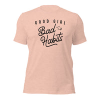 Load image into Gallery viewer, Good Girls Bad Habits Unisex t-shirt
