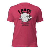 Load image into Gallery viewer, Hate Morning N People Unisex T-Shirt
