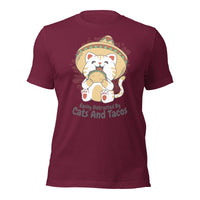 Load image into Gallery viewer, Cats and Tacos Unisex t-shirt

