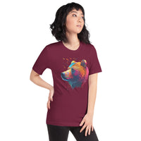 Load image into Gallery viewer, Colorful BearUnisex t-shirt
