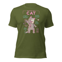 Load image into Gallery viewer, Cat Anatomy Unisex T-Shirt
