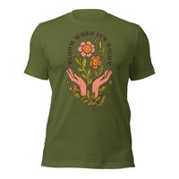 Load image into Gallery viewer, Bloom When It&#39;s Right Unisex t-shirt
