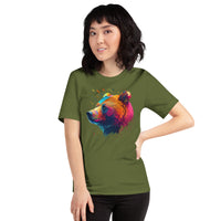 Load image into Gallery viewer, Colorful BearUnisex t-shirt
