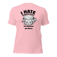Load image into Gallery viewer, Hate Morning N People Unisex T-Shirt
