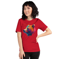Load image into Gallery viewer, Colorful BearUnisex t-shirt
