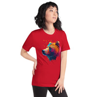 Load image into Gallery viewer, Colorful BearUnisex t-shirt
