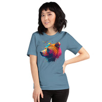 Load image into Gallery viewer, Colorful BearUnisex t-shirt
