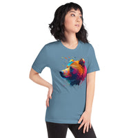 Load image into Gallery viewer, Colorful BearUnisex t-shirt
