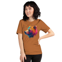 Load image into Gallery viewer, Colorful BearUnisex t-shirt
