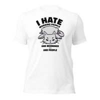 Load image into Gallery viewer, Hate Morning N People Unisex T-Shirt
