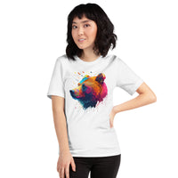 Load image into Gallery viewer, Colorful BearUnisex t-shirt
