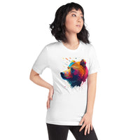 Load image into Gallery viewer, Colorful BearUnisex t-shirt
