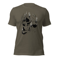 Load image into Gallery viewer, Disinergrating Skull Unisex t-shirt
