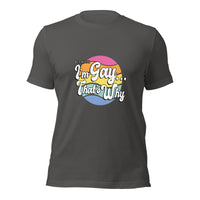 Load image into Gallery viewer, Because I&#39;m Gay Unisex t-shirt
