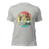 Load image into Gallery viewer, Retro Cat &quot;I Do What I Want&quot; Unisex t-shirt
