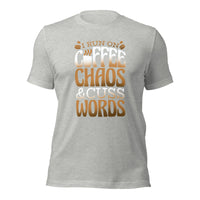 Load image into Gallery viewer, Coffee Chaos Cuss Words Unisex t-shirt
