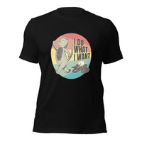 Load image into Gallery viewer, Retro Cat &quot;I Do What I Want&quot; Unisex t-shirt
