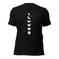 Load image into Gallery viewer, Cat Moon Phases Unisex t-shirt

