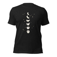 Load image into Gallery viewer, Cat Moon Phases Unisex t-shirt
