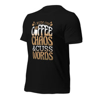 Load image into Gallery viewer, Coffee Chaos Cuss Words Unisex t-shirt
