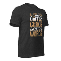 Load image into Gallery viewer, Coffee Chaos Cuss Words Unisex t-shirt
