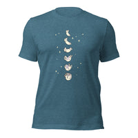 Load image into Gallery viewer, Cat Moon Phases Unisex t-shirt
