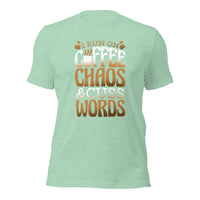 Load image into Gallery viewer, Coffee Chaos Cuss Words Unisex t-shirt

