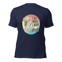Load image into Gallery viewer, Retro Cat &quot;I Do What I Want&quot; Unisex t-shirt
