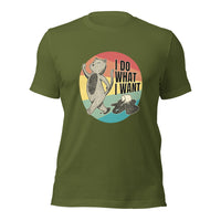 Load image into Gallery viewer, Retro Cat &quot;I Do What I Want&quot; Unisex t-shirt
