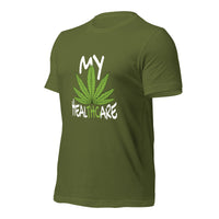 Load image into Gallery viewer, Plant Power - Healing THC Leaf Unisex T-Shirt
