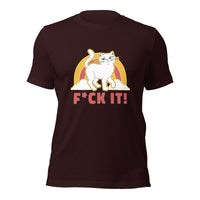 Load image into Gallery viewer, Cat Lovers &quot;F*CK IT&quot; Unisex t-shirt
