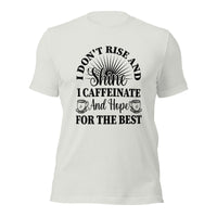 Load image into Gallery viewer, Caffeinated and Hope for the Best Unisex t-shirt
