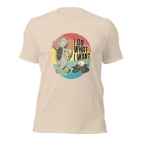Load image into Gallery viewer, Retro Cat &quot;I Do What I Want&quot; Unisex t-shirt
