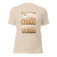 Load image into Gallery viewer, Coffee Chaos Cuss Words Unisex t-shirt

