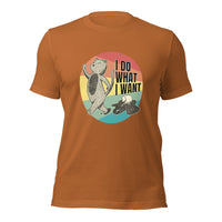 Load image into Gallery viewer, Retro Cat &quot;I Do What I Want&quot; Unisex t-shirt
